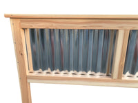 5x3 Cedar & Galvanized Metal Garden Box